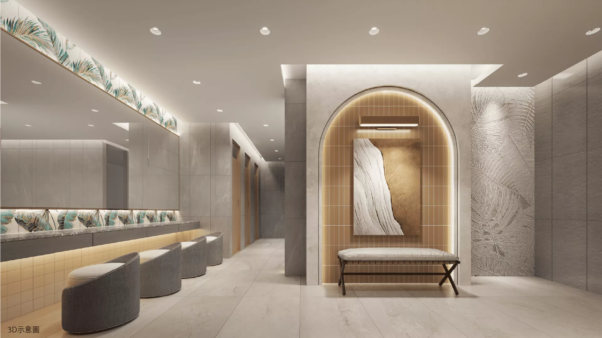 遠雄星呈公設規劃 SPA 休閒館