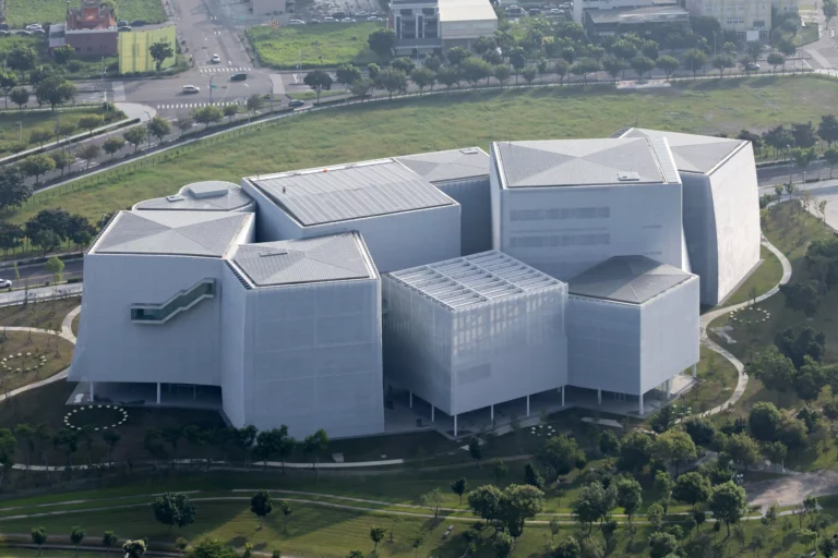 臺中綠美圖建築外觀空景-攝影-iwan-baan