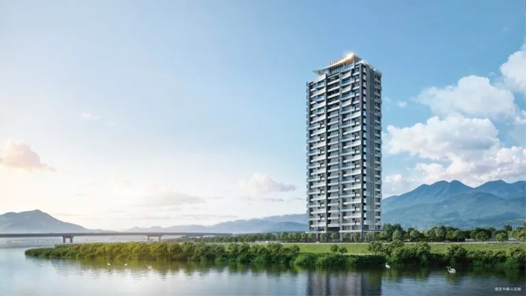 北投建案，遠雄泱玥建築外觀，高端生活，面河擁山無限視野