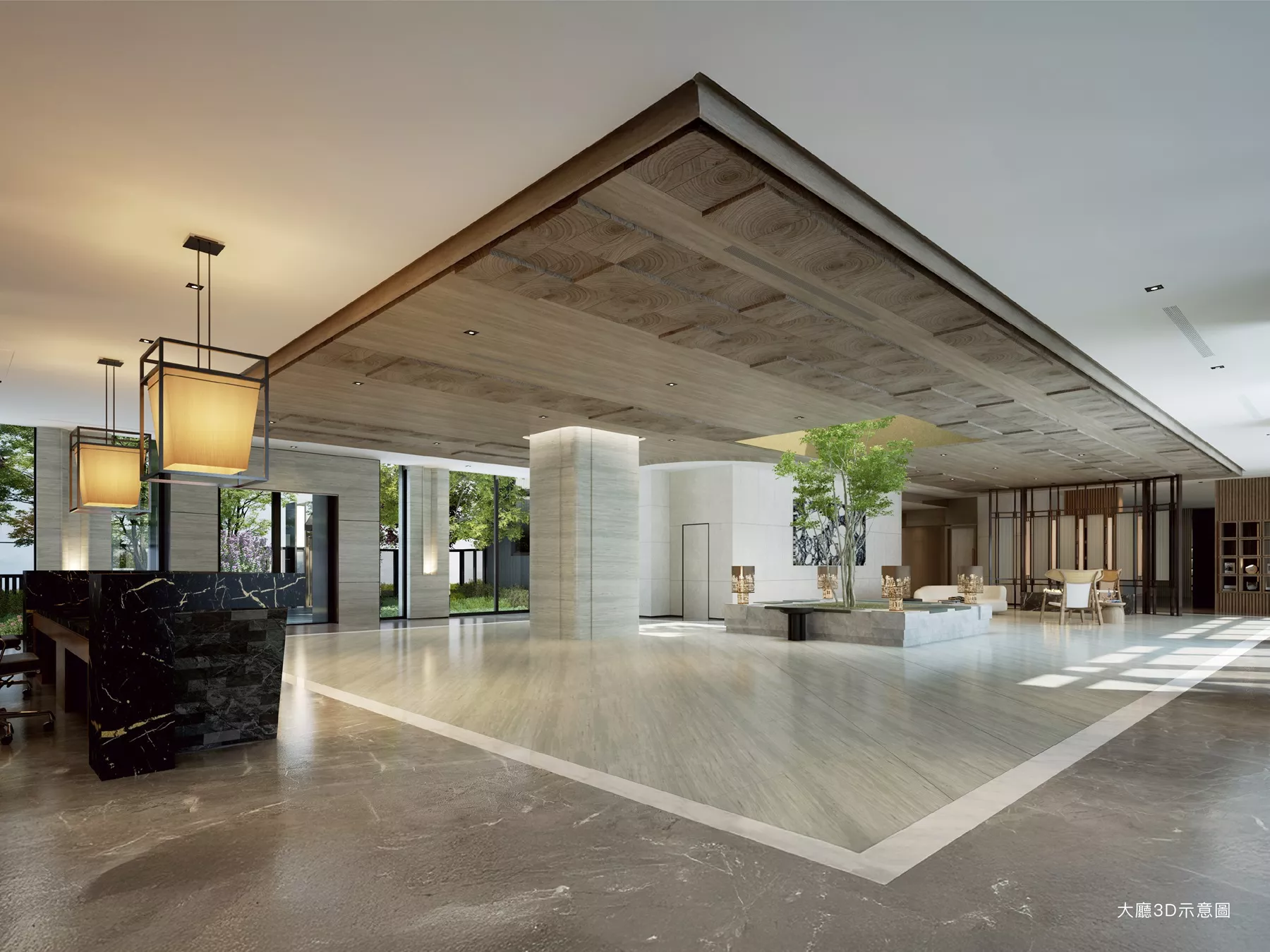 BH8 591素材 202603 大廳3D示意圖