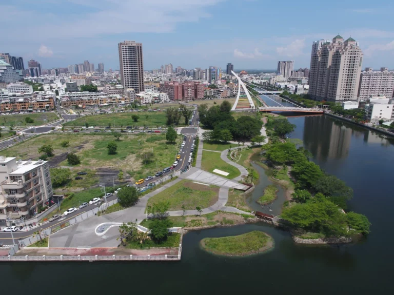大涼生態公園正式啟用後，成為運河星鑽開發的第二個觀光亮點。