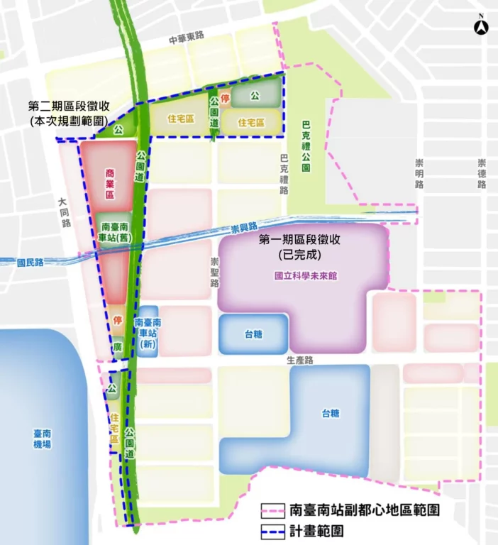 南台南車站位置圖