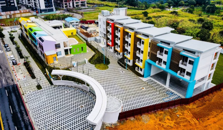 桃園市立文青國民中小學校舍第一期新建工程完工圖